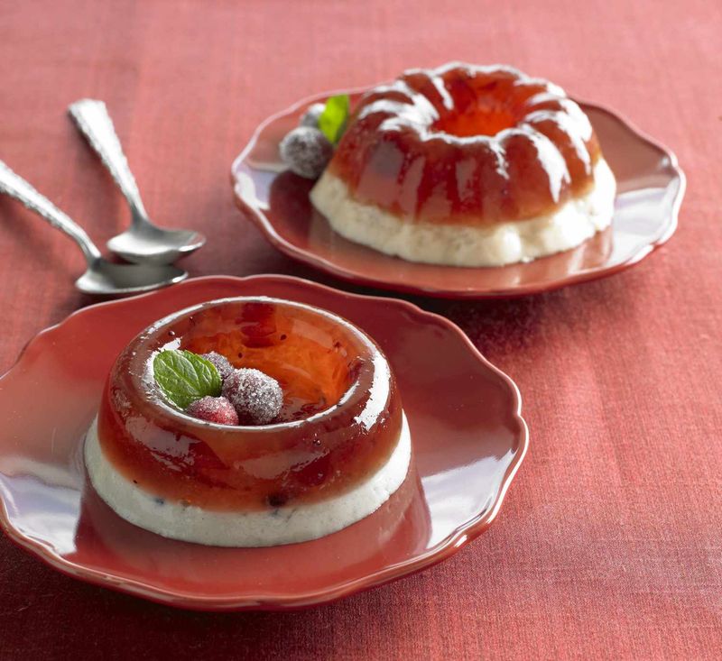 Rhubarb Gelatin Mold