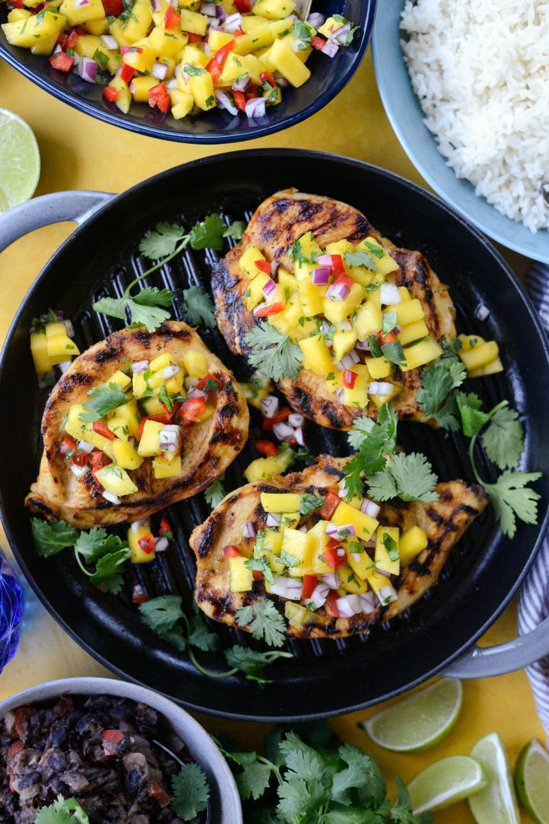 Coconut Mango Mojo Chicken