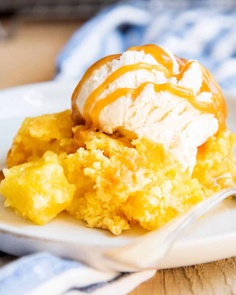 Pineapple Coconut Cobbler