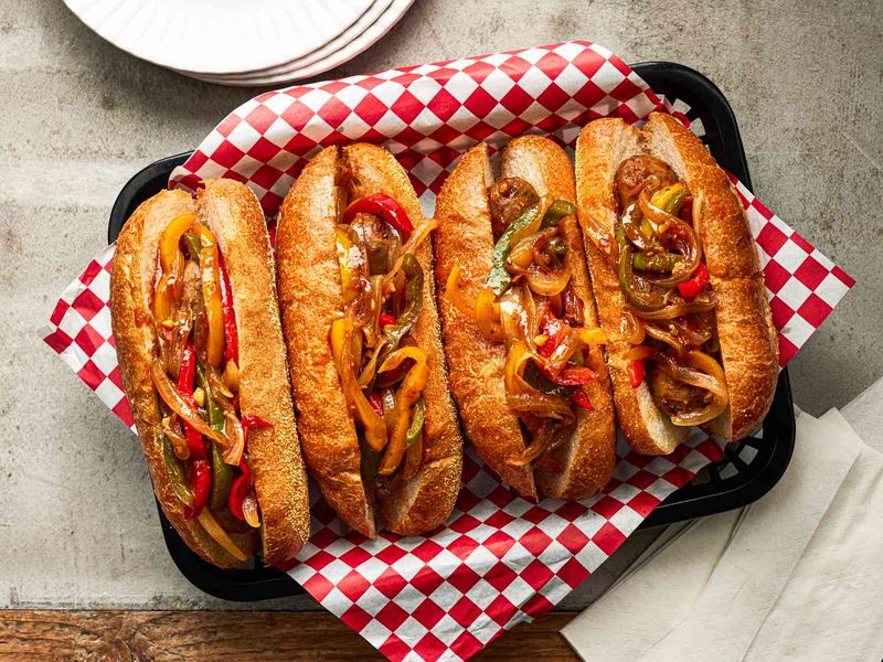 Stadium-Style Italian Sausage & Peppers