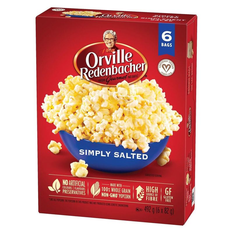 Orville Redenbacher’s Simply Salted (Microwave)