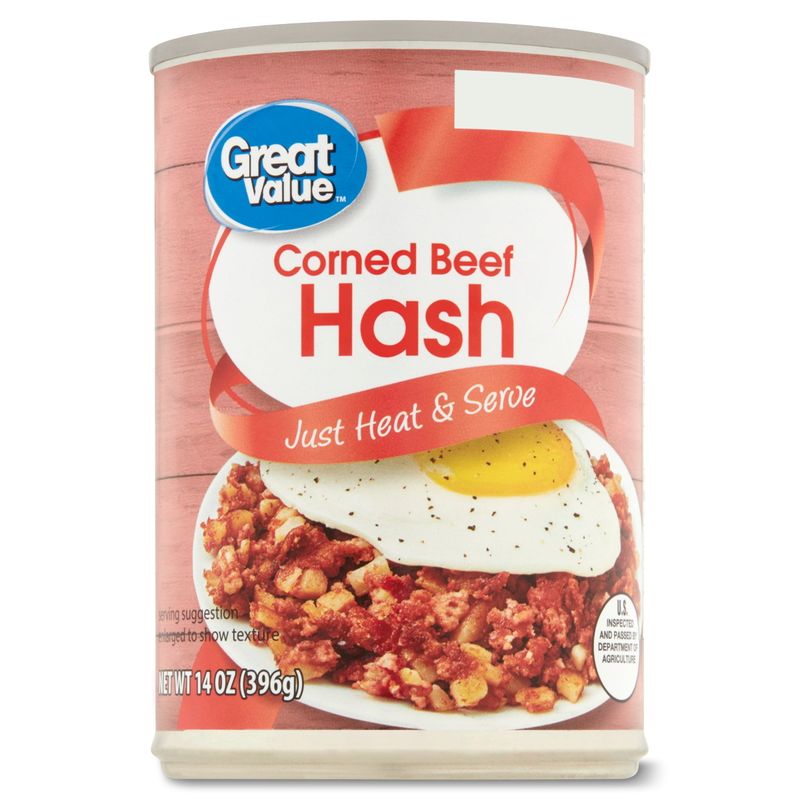 Canned Corned Beef Hash (Low-End Brands)
