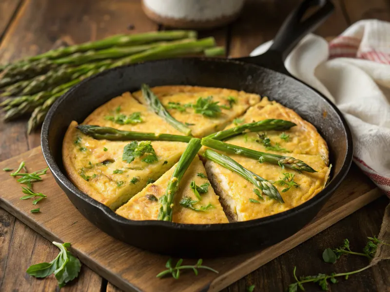 Asparagus and Egg White Frittata
