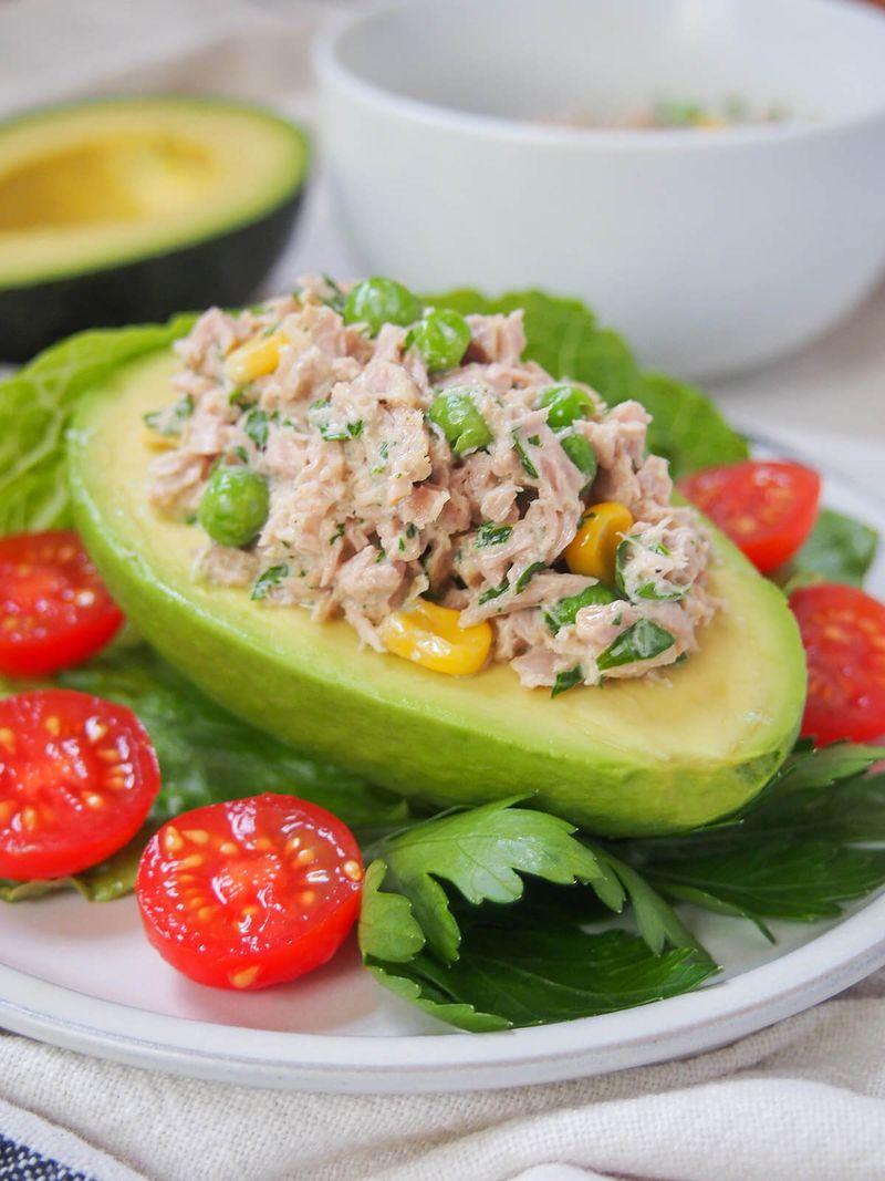 Tuna Salad Stuffed Avocados