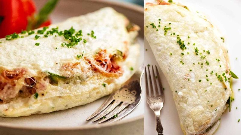 Egg White Omelets (No Yolk, No Fillings)
