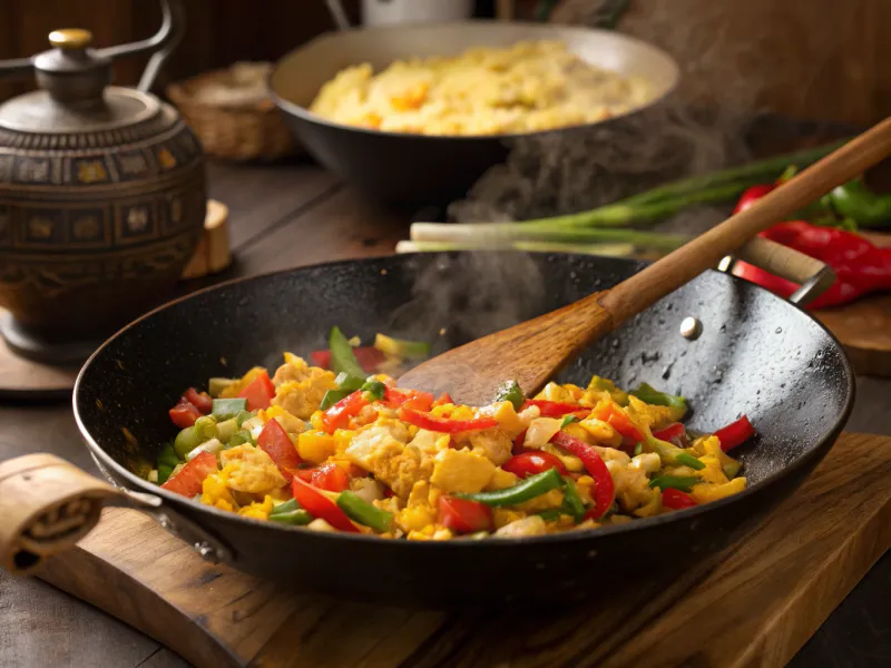 Egg and Veggie Stir Fry