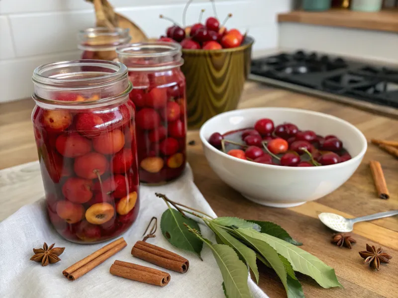 Pickle Cherries for Tangy Treats