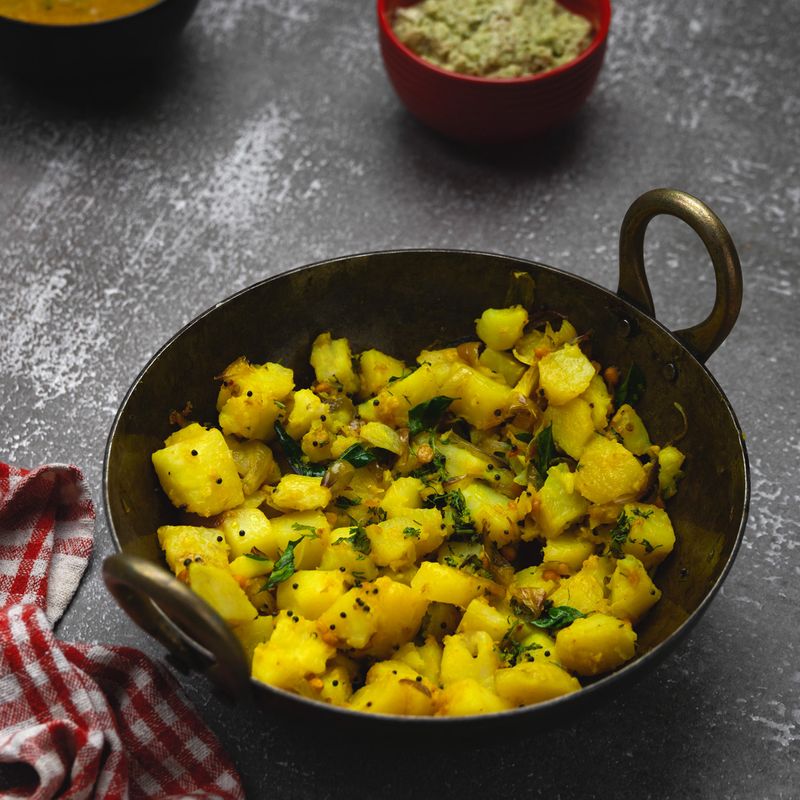 Indian Batata Bhaji