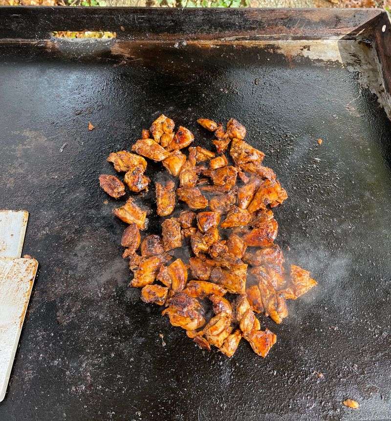 Teriyaki Chicken Skewers (Deconstructed)