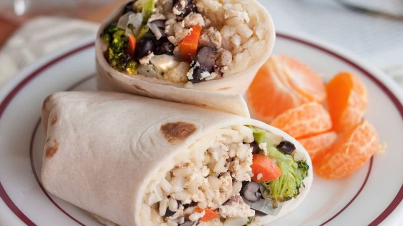 Oversized Burritos Loaded with Rice
