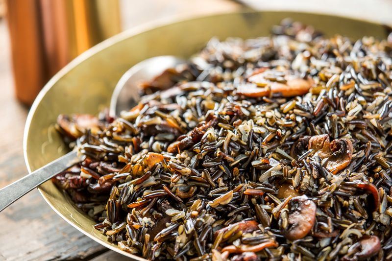 Wild Rice & Mushroom Salad