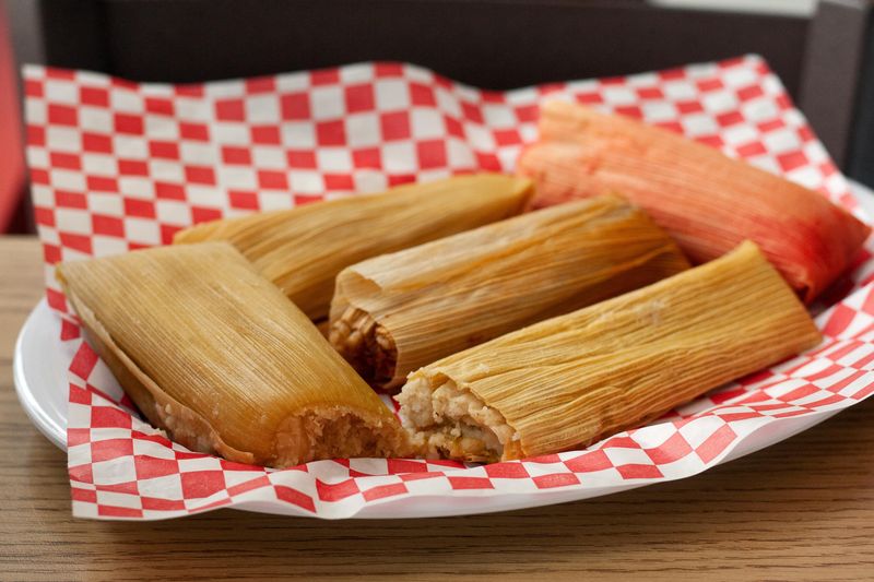 Tamales from a Street Cart