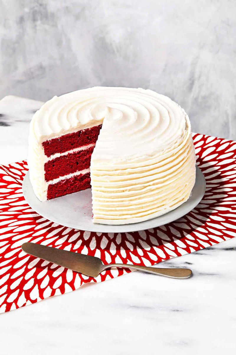Red Velvet Cake with Cream Cheese Frosting