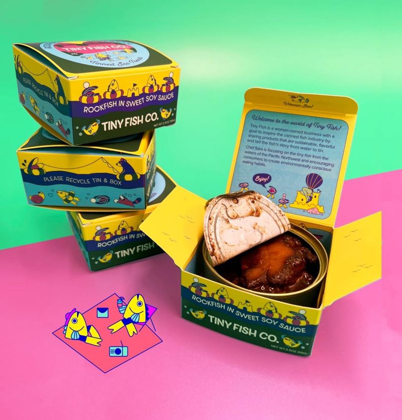 Tiny Fish Co. Rockfish in Sweet Soy Sauce (USA)