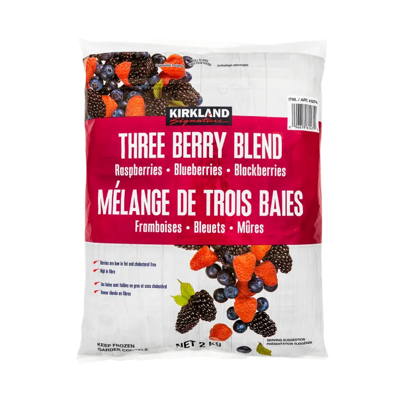 Frozen Kirkland Organic Berries