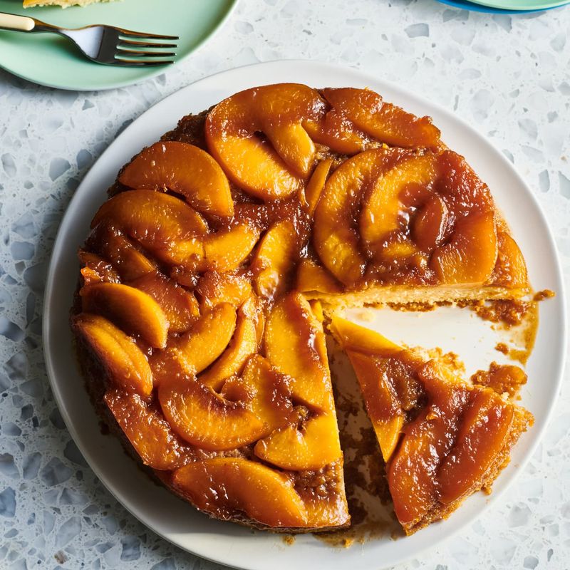 Peach Upside-Down Cake