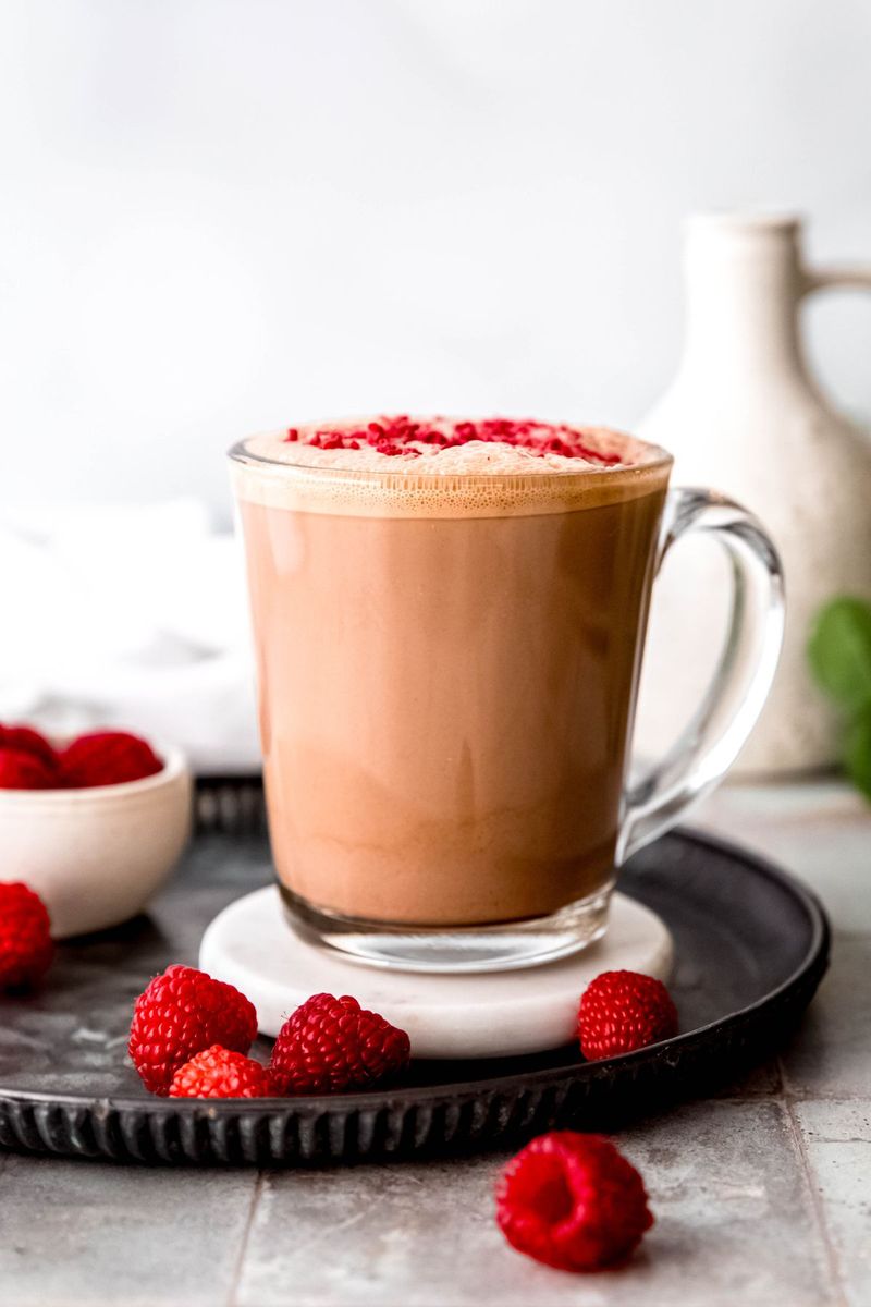 Raspberry White Chocolate Latte