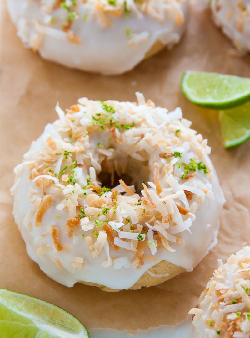 Coconut Lime Donuts