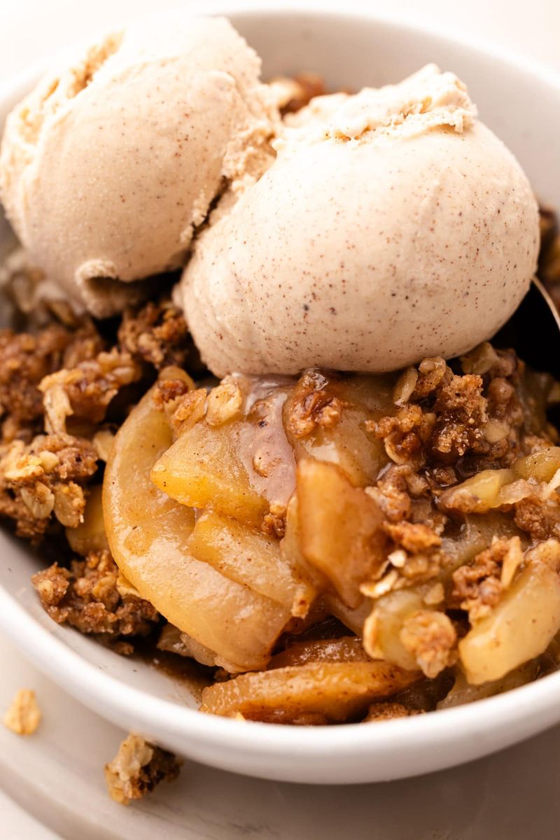 Maple Pecan Apple Crumble