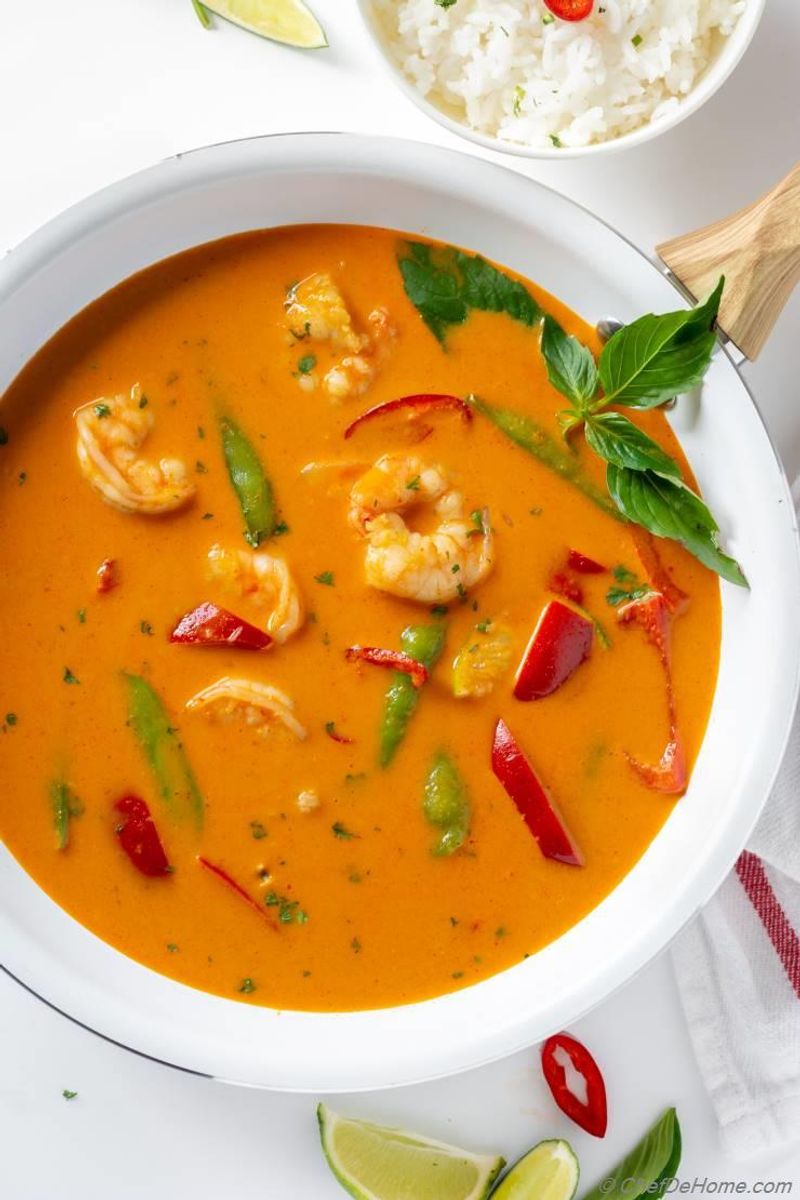 Thai Red Curry Shrimp