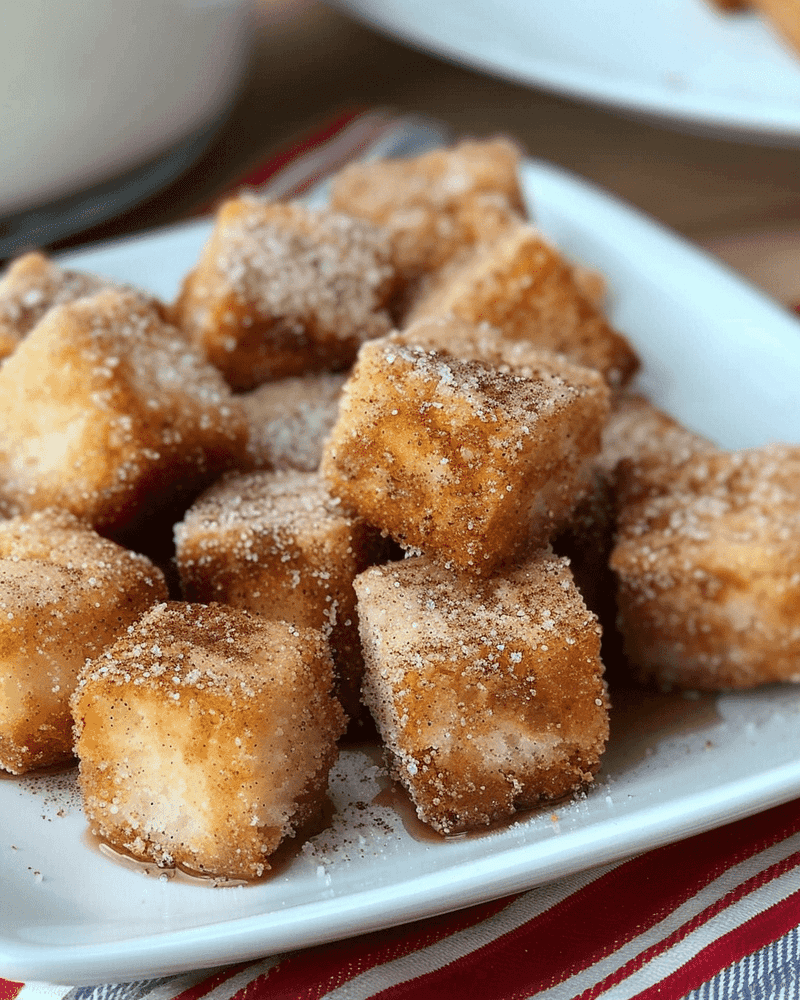 Angel Food Cake Churro Bites