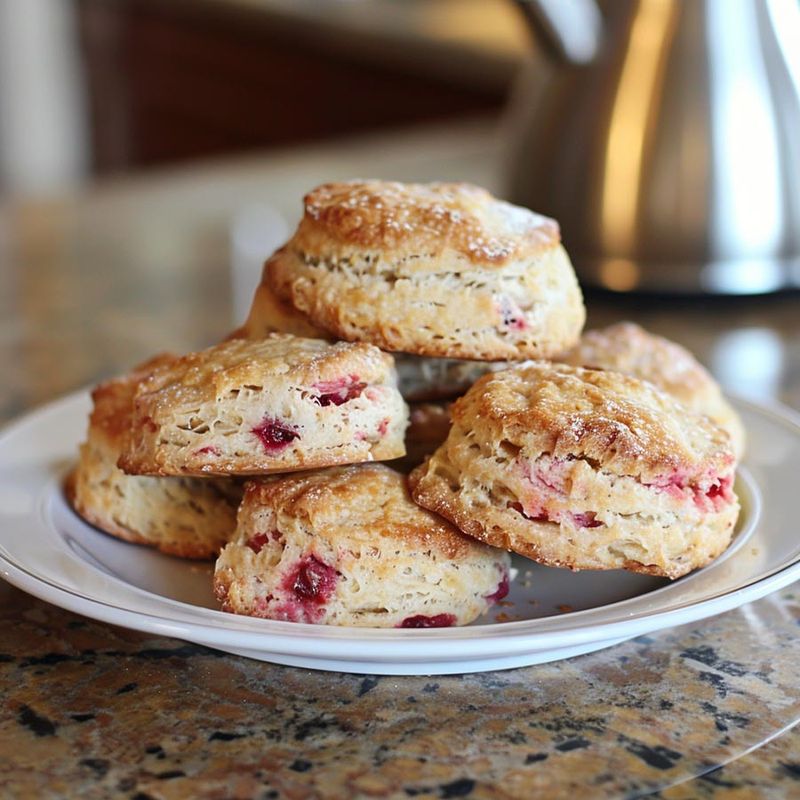 Rhubarb Scones