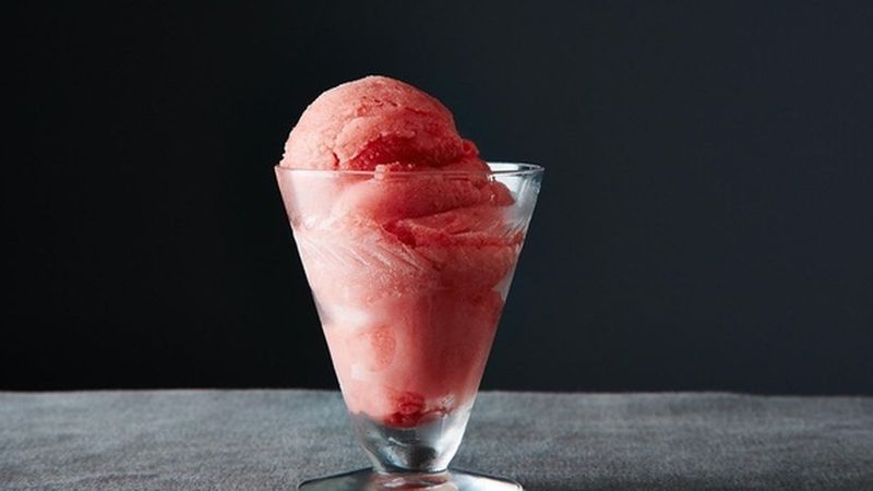 Rhubarb Sorbet