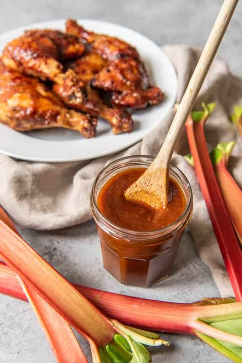 Rhubarb BBQ Sauce