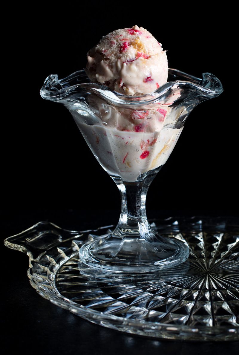 Rhubarb Ice Cream