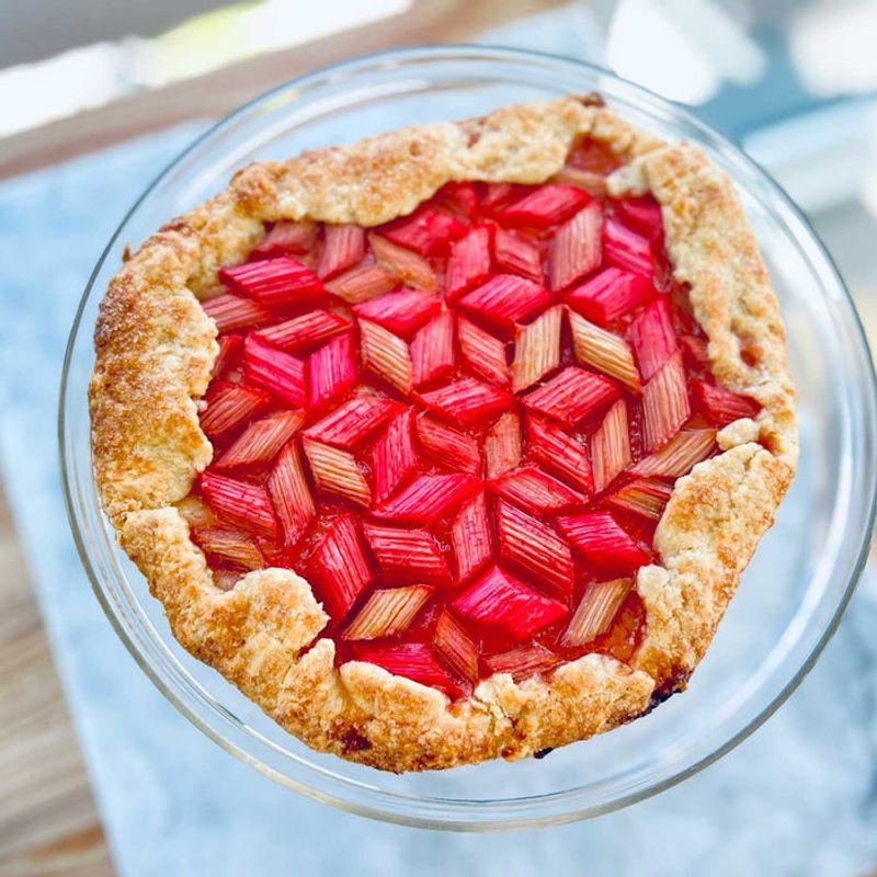 Rhubarb Galette