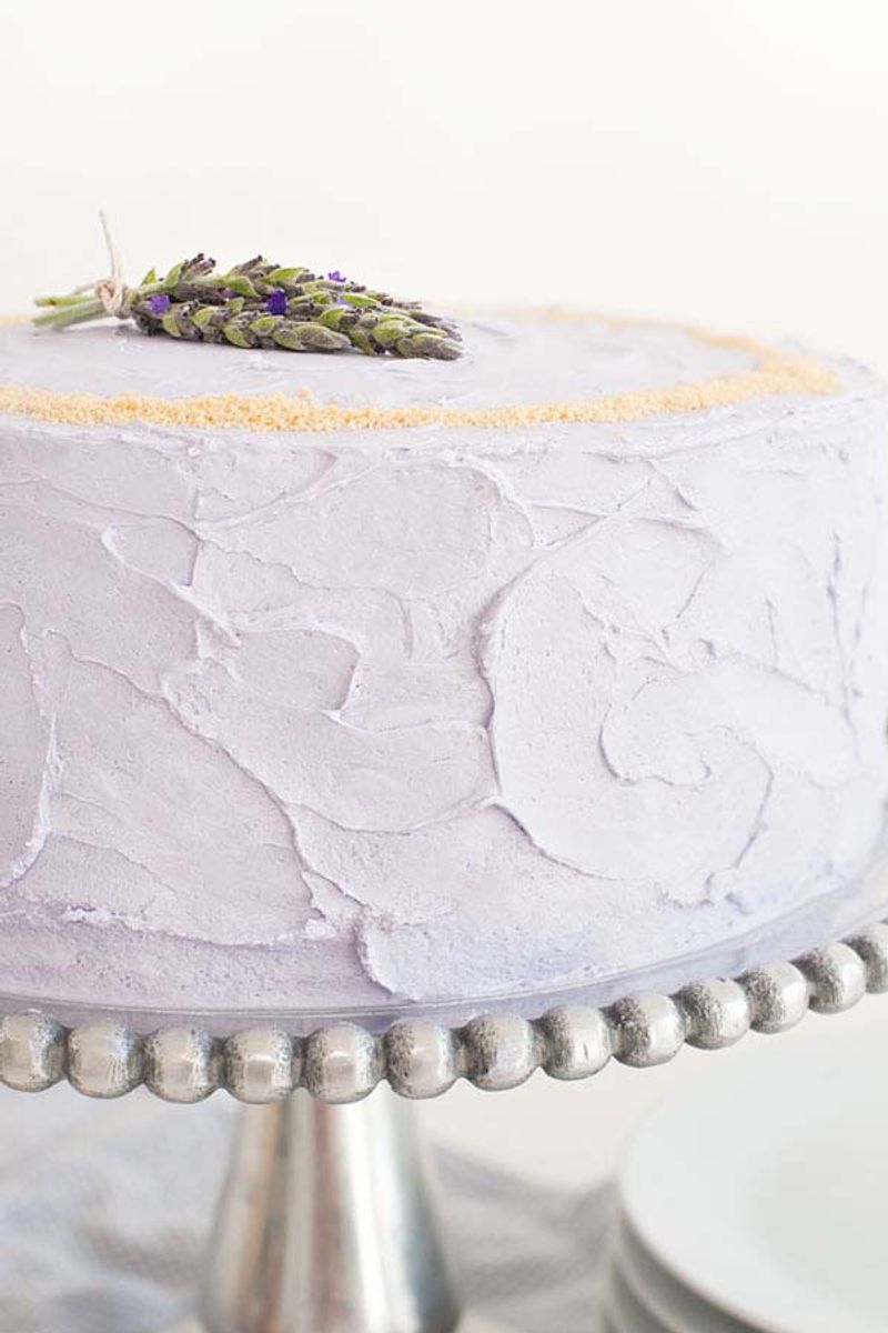 Honey Lavender Snack Cake