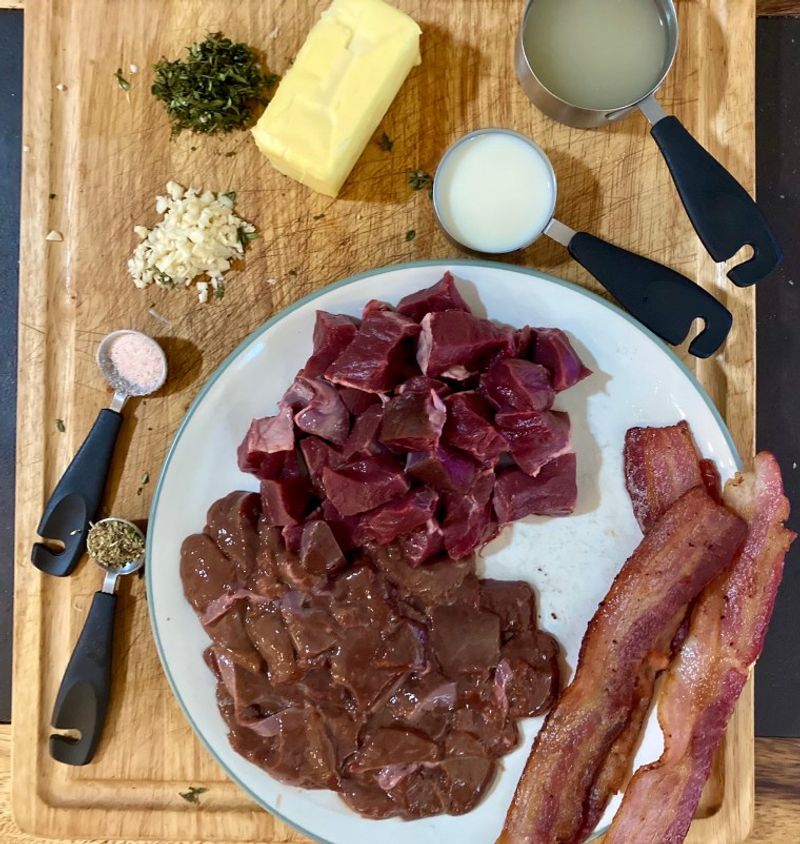 Beef Liver & Bacon Combo
