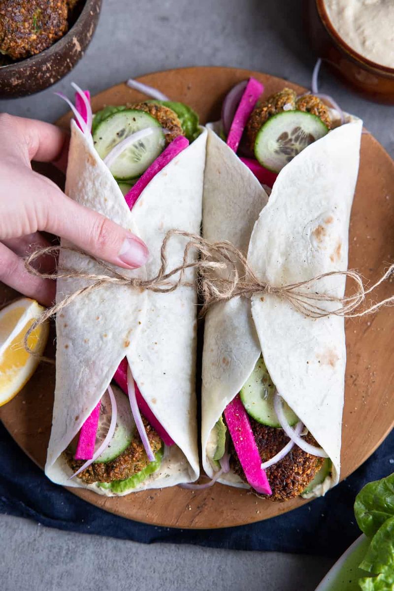 Falafel Wrap That’s All Filler