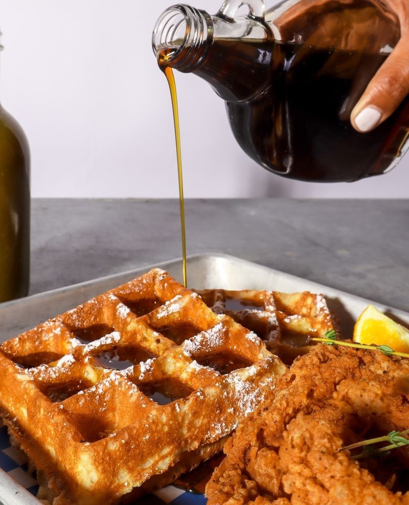 Chicken and Waffles from Little Skillet