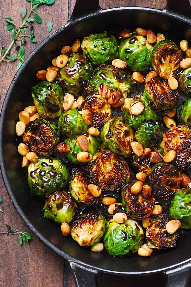 Balsamic Roasted Brussels Sprouts