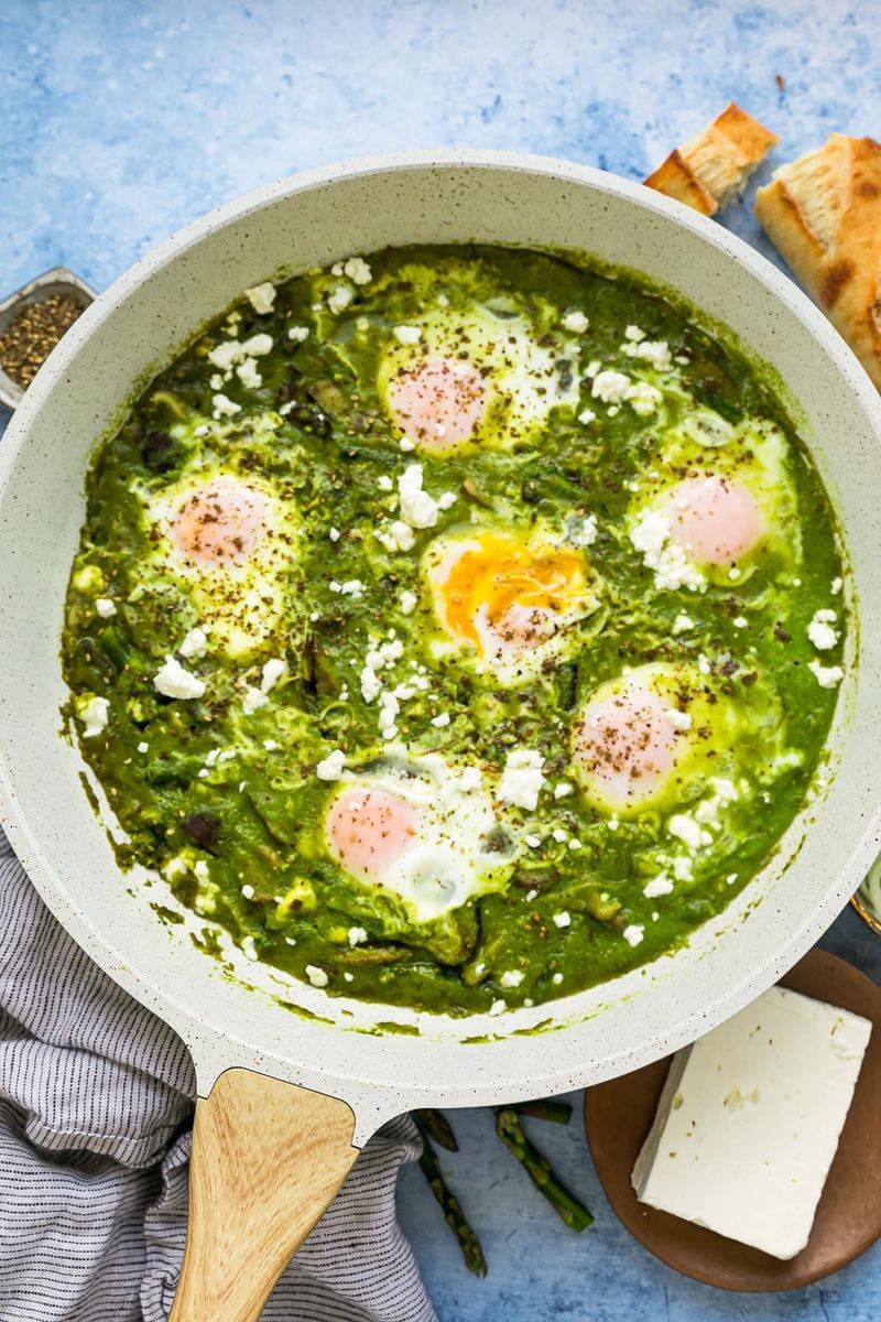 Spring Green Shakshuka