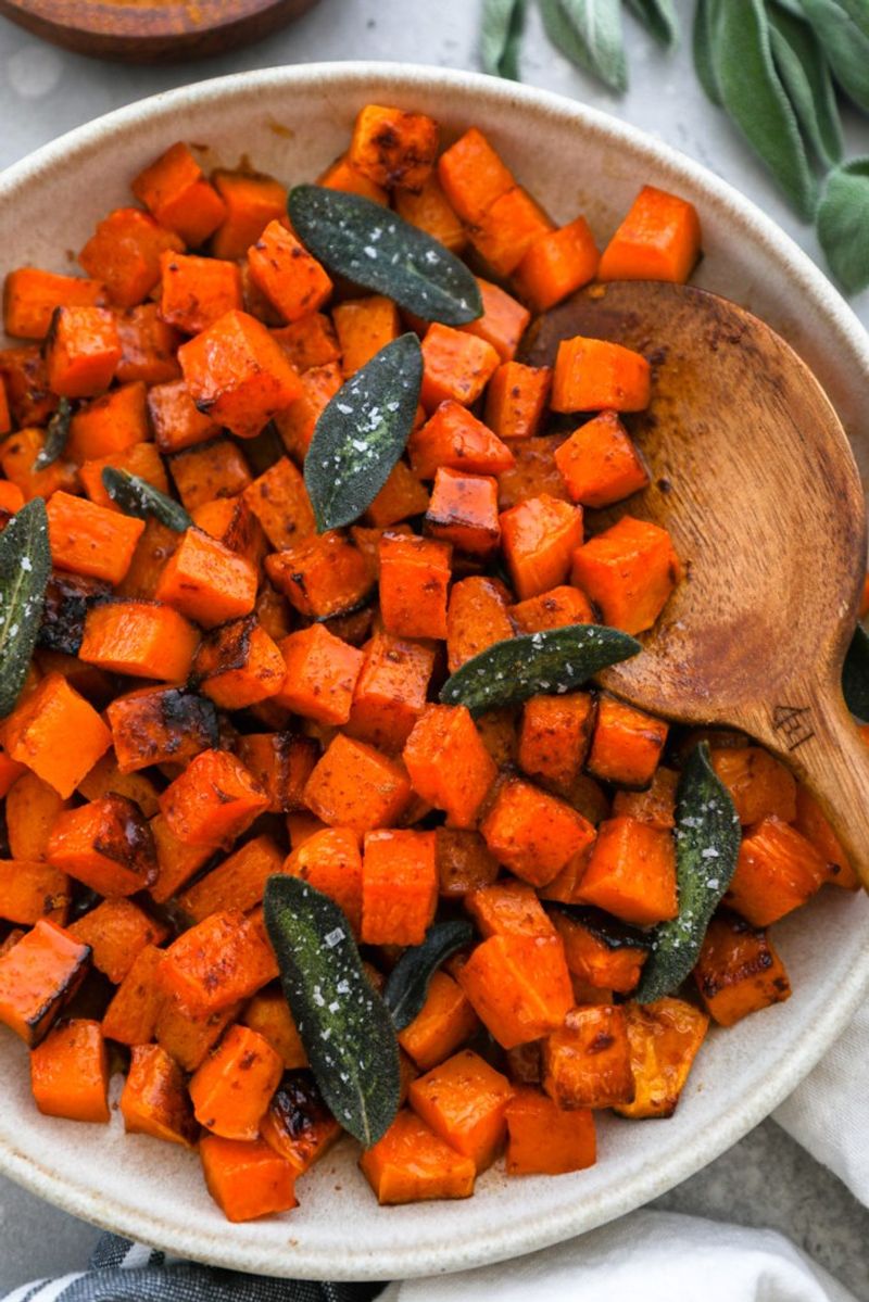 Butternut Squash with Sage & Garlic