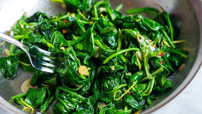 Sautéed Spinach with Garlic