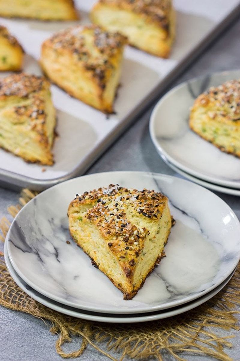 Everything Bagel Scones