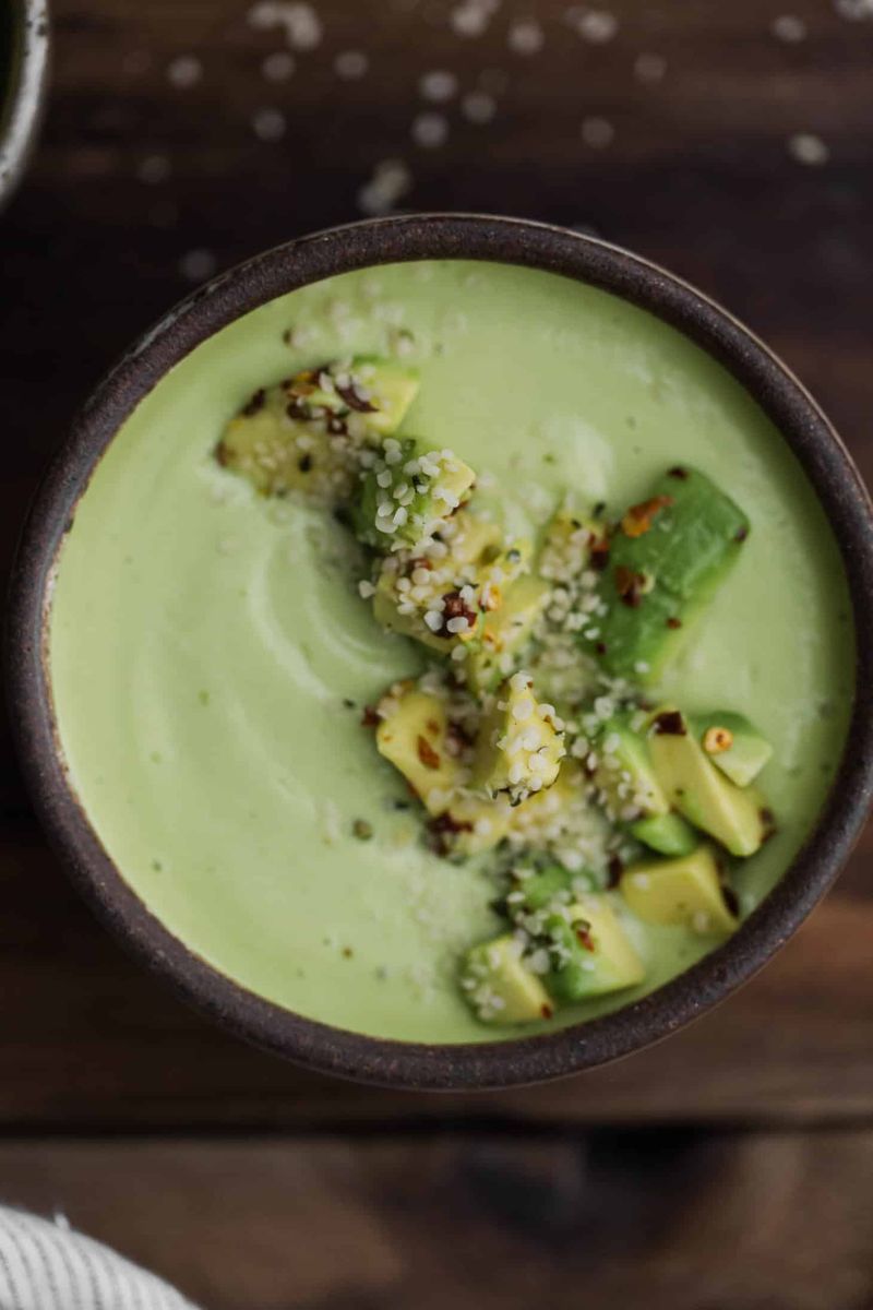 Cucumber-Avocado Soup (Chilled)