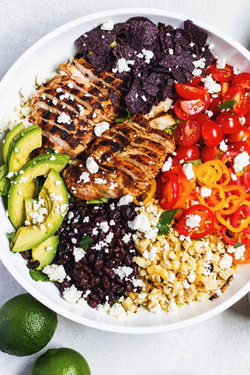 Southwest Salad with Lime-Cilantro Dressing