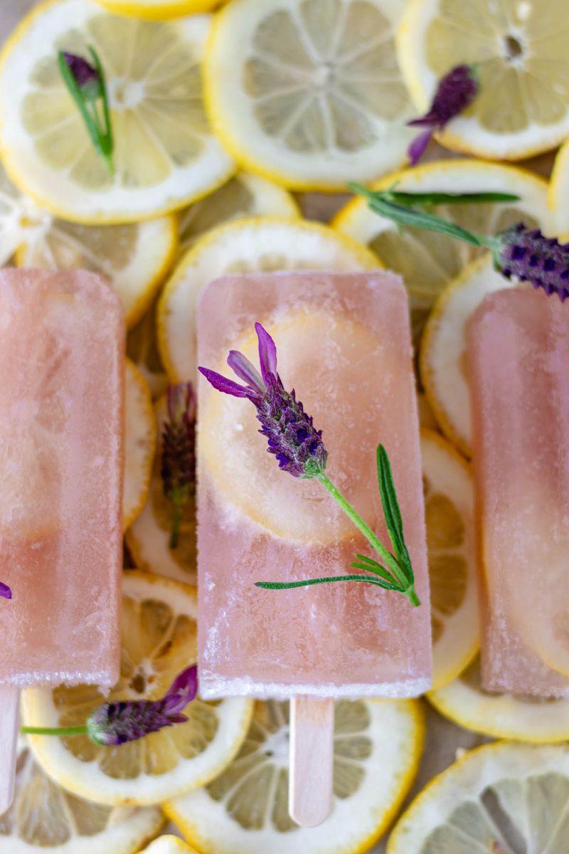 Lavender Lemonade Popsicles