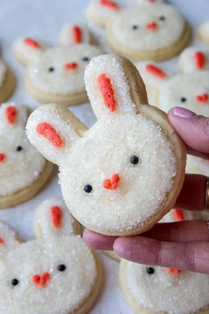 Bunny-Shaped Shortbread with No Flavor
