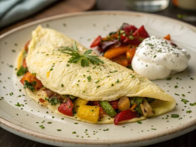 Fluffy Egg White Omelette