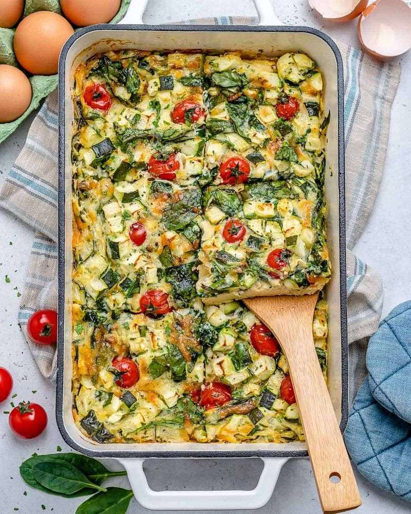 Crustless Veggie Quiche
