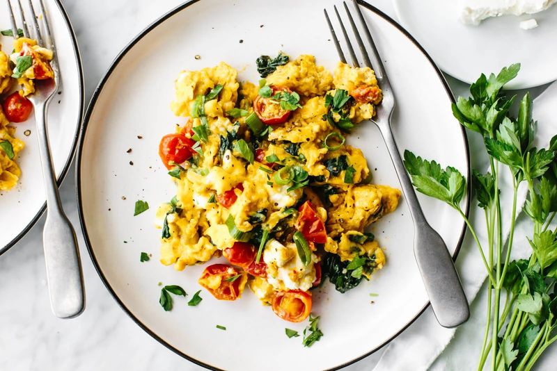 Greek-Style Breakfast Scramble