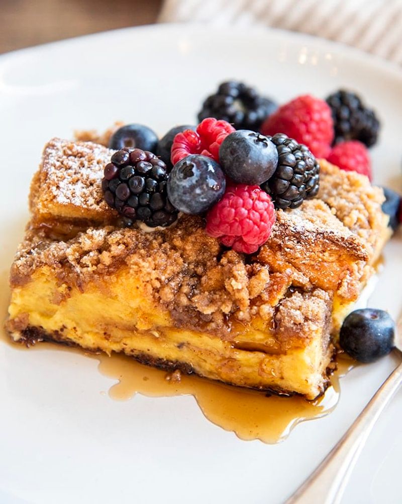 Baked French Toast with Brown Sugar Crumble