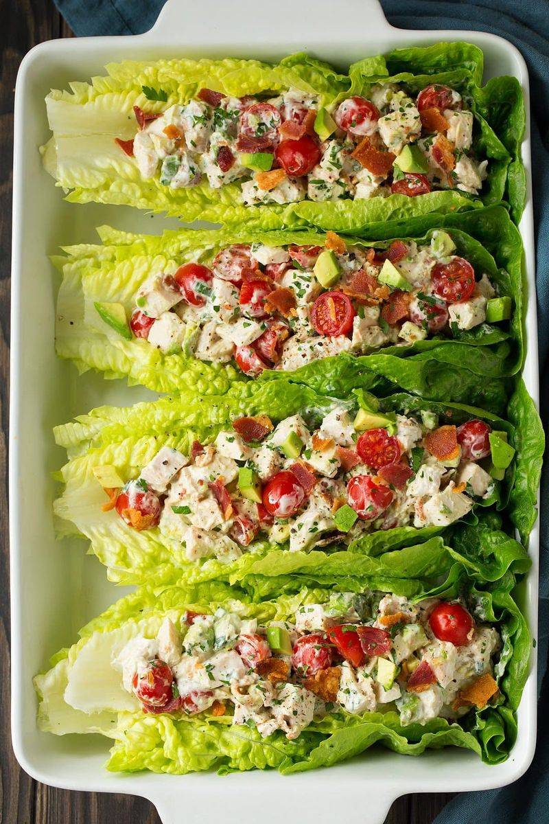 Chicken Salad Lettuce Wraps