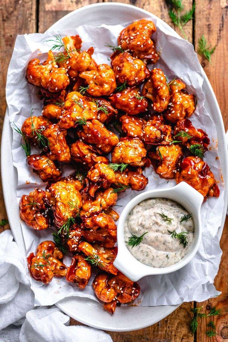 Cauliflower Buffalo Bites