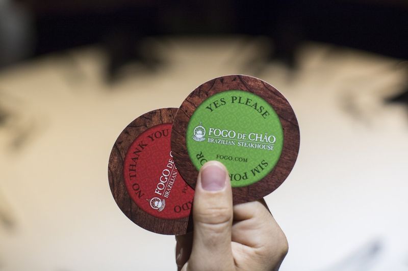 The Green and Red Disc Is Your Dining Remote